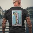 Hermit Tarot Oracle Fashion Card Deck Streetwear Men's T-shirt Back Print Gifts for Old Men
