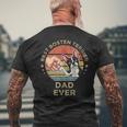 Herren Best Bosten Terrier Dad Ever Hund Bostie Papaateratertag T-Shirt mit Rückendruck Geschenke für alte Männer