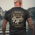 Herren Bürgermeister Papa Ehreatertag Orstvorsteherater T-Shirt mit Rückendruck Geschenke für alte Männer