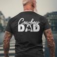 Herren Cowboy Papa Lustig Cowboy Papaatertag T-Shirt mit Rückendruck Geschenke für alte Männer