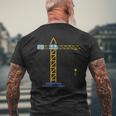 Herren-Kurzärmliges Herren-T-Kurzärmliges Herren-T-Shirt mit Kran-Design in Schwarz, Modisches Bau-Motiv Geschenke für alte Männer