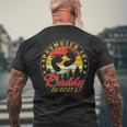 Herrenintage Werdende Papa Geschenk Promoted To Daddy Est 2023 T-Shirt mit Rückendruck Geschenke für alte Männer