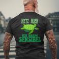 Hetz Mich Nicht Ich Bin Sensibel T-Shirt mit Rückendruck Geschenke für alte Männer