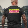 Heute Sind Wir Wieder Bumsbar Party Outfit Summer Mallorca T-Shirt mit Rückendruck Geschenke für alte Männer