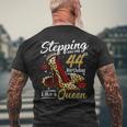 High Heels Stepping Into My 44Th Birthday 44 And Fabulous Men's T-shirt Back Print Gifts for Old Men