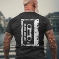 Hip Hop Rap Mixtape Cassette Dj Retro 90S Vintage Cassette Men's T-shirt Back Print Gifts for Old Men