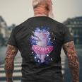 Hippopotamus Hippopotamus Ballet Hippopotamus Fan T-Shirt mit Rückendruck Geschenke für alte Männer