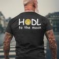 Hodl To The Moon Dogecoin Meme Stock Comic Sans Doge Quote Men's T-shirt Back Print Gifts for Old Men