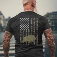 Hog Hunting For Men Women Wild Boar Pig Hunter Men's T-shirt Back Print Gifts for Old Men