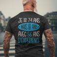 Homme Anniversaire 74 Ans Idée Cadeau Original Drôle T-shirt imprimé au dos Cadeaux pour les vieillards