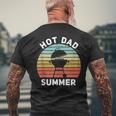 Hot Dad Summer Dad Griller Father's Day Grill Men's T-shirt Back Print Gifts for Old Men