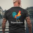 Hühner Flüsterer Lustiges Landwirt Bauer Huhn Hahn Kinder T-Shirt mit Rückendruck Geschenke für alte Männer