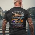 My Husband's Wings Were Ready But My Heart Was Not Memories Men's T-shirt Back Print Gifts for Old Men