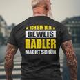 Ich Bin Der Beweis Radler Macht Schön Bier Saufen Kostüm T-Shirt mit Rückendruck Geschenke für alte Männer