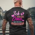 Ich Bin Eine Oma Was Sind Dein Superkraftte German Language T-Shirt mit Rückendruck Geschenke für alte Männer