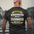 Ich Bin Kein Klugscheisser Techniker Exam Graduation T-Shirt mit Rückendruck Geschenke für alte Männer