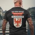 Ich Bin Nicht Unfreundich Ich Bin Aus Brandenburg T-Shirt mit Rückendruck Geschenke für alte Männer