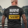 Ich Bin In Rente Du Nicht T-Shirt mit Rückendruck Geschenke für alte Männer