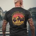 Ich Geh Wandererer Wanderlust Mountains T-Shirt mit Rückendruck Geschenke für alte Männer