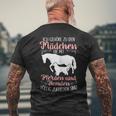 Ich Gehöre zu den Mädchen: Pferdereiten & Hunde Kurzärmliges Herren-T-Kurzärmliges Herren-T-Shirt Geschenke für alte Männer
