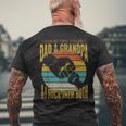 Ich Habe Zwei Titel Papa Und Opa Lustigeratertag Opa T-Shirt mit Rückendruck Geschenke für alte Männer