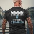 Ich Hörre Stimmen T-Shirt mit Rückendruck Geschenke für alte Männer