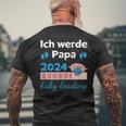 Ich Werde Papa 2024 Future Father T-Shirt mit Rückendruck Geschenke für alte Männer