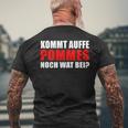 Imbiss Verkäufer Cpm Fastfood Ruhrpott T-Shirt mit Rückendruck Geschenke für alte Männer