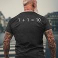 Informático Código Programación Hacker Nerd Programador Camiseta Hombre Estampado Espalda Regalos para ancianos