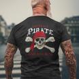 Instant Pirate Just Add Rum Skull & Crossbones Jolly Roger Men's T-shirt Back Print Gifts for Old Men