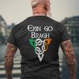 Ireland Celtic Trinity Knot Triquetra Irish Erin Go Bragh Men's T-shirt Back Print Gifts for Old Men