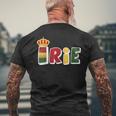 Irie Rasta Colors Red Yellow Green Jamaican Men's T-shirt Back Print Gifts for Old Men