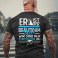 Her Ist Der Groom Depp Stag Party T-Shirt mit Rückendruck Geschenke für alte Männer