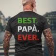 Italienisches Geschenk Füräter – Bester Papa Aller Zeiten Auf Italienisch T-Shirt mit Rückendruck Geschenke für alte Männer