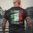 Italy Italian Sicilyaffanculo T-Shirt mit Rückendruck Geschenke für alte Männer