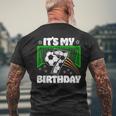 It's My 7Th Birthday Boy Soccer Football 7 Years Old Men's T-shirt Back Print Gifts for Old Men