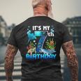 It's My 7Th Birthday Party Ocean 7 Years Old Sea Fish B-Day Men's T-shirt Back Print Gifts for Old Men