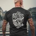 It's An Estes Thing You Wouldn't Understand Classic Name Men's T-shirt Back Print Gifts for Old Men
