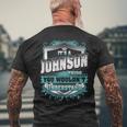 It's A Johnson Thing You Wouldn't Understand Classic Mens Back Print T-shirt Gifts for Old Men