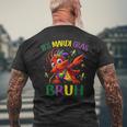 It's Mardi Gras Bruh Dabbing Crawfish Carnival Men's T-shirt Back Print Gifts for Old Men