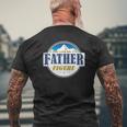 It's Not A Dad Bod It's A Father Figure Buschs Light Beer Mens Back Print T-shirt Gifts for Old Men