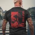 Japonesa Estética Japonés Hokusai Gran Ola De Kanagawa Camiseta Hombre Estampado Espalda Regalos para ancianos