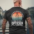 Je Suis Peut-Être Pas Parfait Mais Je Suis Opticien T-shirt imprimé au dos Cadeaux pour les vieillards