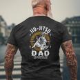 Jiu Jitsu Dad Essential Mens Back Print T-shirt Gifts for Old Men