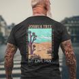 Joshua Tree National Park California Tule Springs Vintage Men's T-shirt Back Print Gifts for Old Men