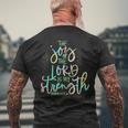 The Joy Of The Lord Is My Strength Confirmation Men's T-shirt Back Print Gifts for Old Men