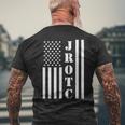 Jrotc American Flag Jrotc Veteran Men's T-shirt Back Print Gifts for Old Men