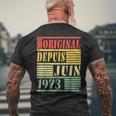 Juin 1973 51 Ans Cadeau Anniversaire Homme Juin 1973 T-shirt imprimé au dos Cadeaux pour les vieillards
