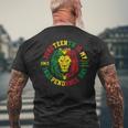 Junenth Is My Independence Day Lion Free Ish Since 1865 Men's T-shirt Back Print Gifts for Old Men