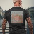 Just Peachy Southern Georgia Vintage Look Graphic Men's T-shirt Back Print Gifts for Old Men